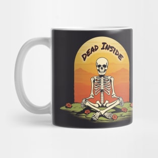 Dead Inside - Meditating Skeleton Mug